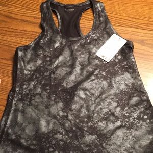Athleta Shanty Misty Lace Print Tank size large